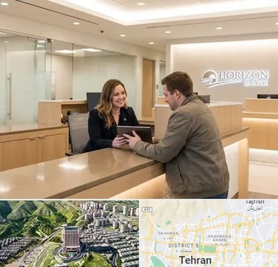 بانک ایران زمین در شمال تهران