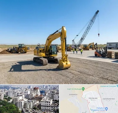 اجاره ماشین سنگین در ولنجک 