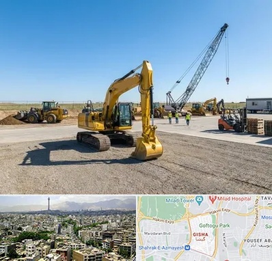 اجاره ماشین سنگین در گیشا 
