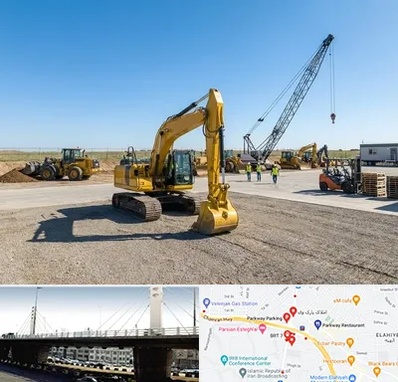 اجاره ماشین سنگین در پارک وی