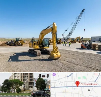 اجاره ماشین سنگین در میدان فردوسی تهران