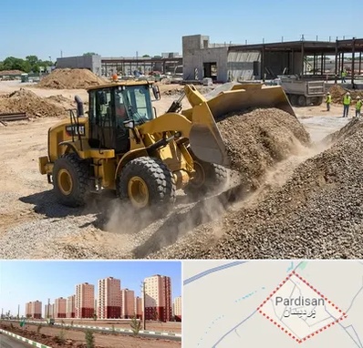 اجاره لودر در پردیسان قم 