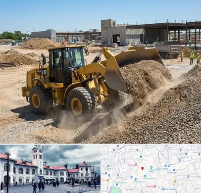 اجاره لودر در میدان شهرداری رشت 