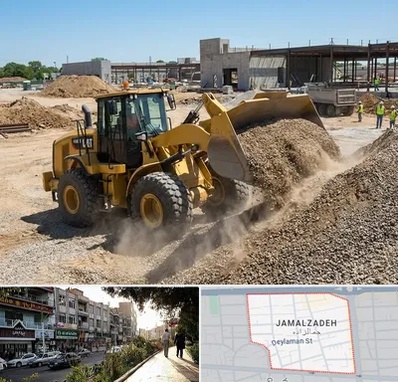 اجاره لودر در خیابان جمالزاده