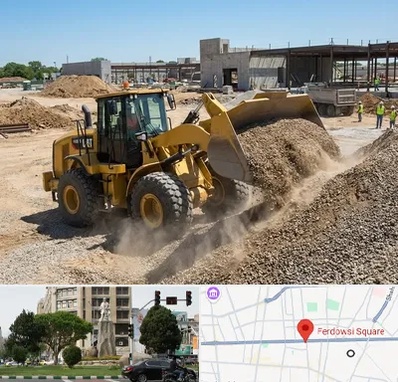 اجاره لودر در میدان فردوسی تهران