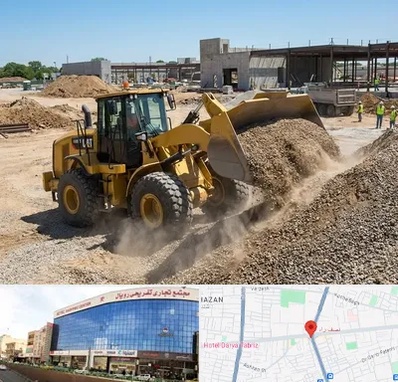 اجاره لودر در نصف راه تبریز