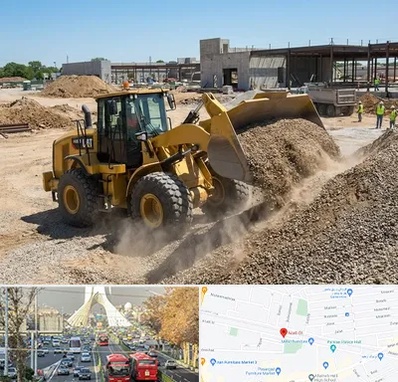 اجاره لودر در خیابان آزادی 