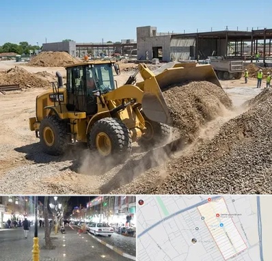 اجاره لودر در باغ فیض اسلامشهر 