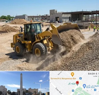 اجاره لودر در فلکه گاز شیراز 