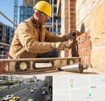 بنایی در خیابان دامپزشکی