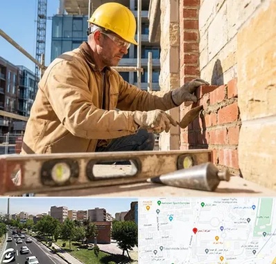 بنایی در شهرک آزمایش 