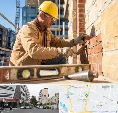 بنایی در بلوار فردوس 