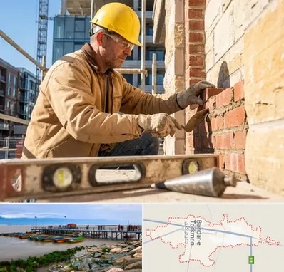 بنایی در بندر ترکمن