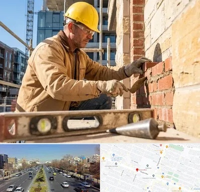 بنایی در بلوار معلم مشهد 