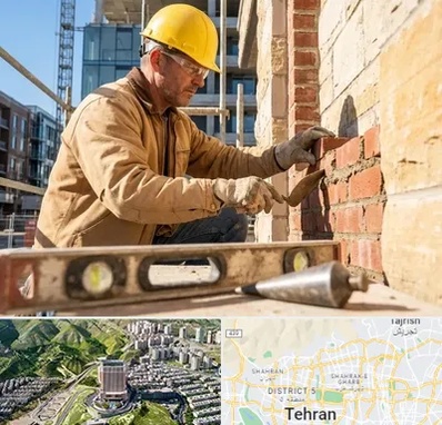 بنایی در شمال تهران 