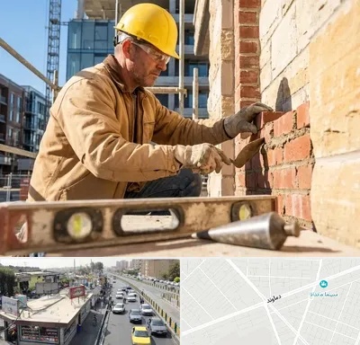 بنایی در خیابان دماوند