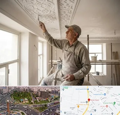 گچ کاری و گچبری در سبلان 