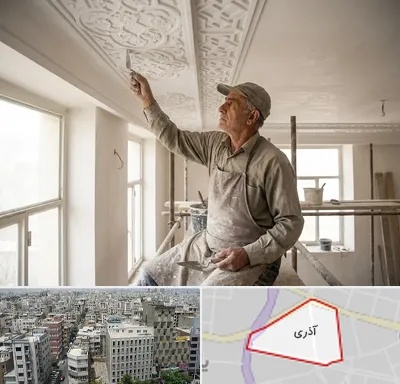 گچ کاری و گچبری در آذری
