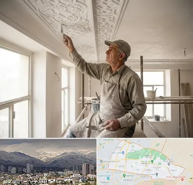 گچ کاری و گچبری در منطقه 4 تهران 