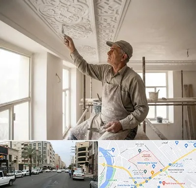 گچ کاری و گچبری در زیتون کارمندی اهواز