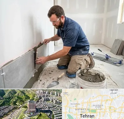 نصب کاشی و سرامیک در شمال تهران 