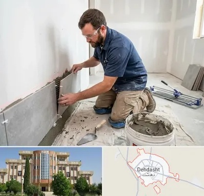 نصب کاشی و سرامیک در دهدشت