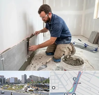 نصب کاشی و سرامیک در هفت تیر