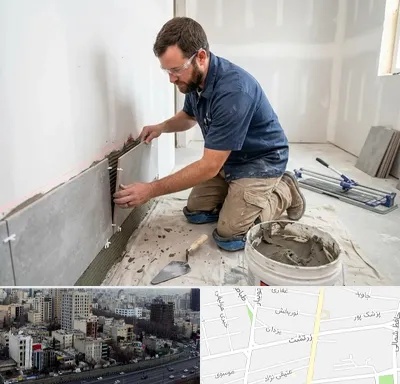 نصب کاشی و سرامیک در زرتشت