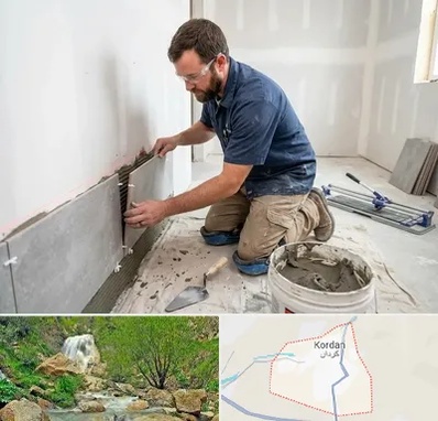 نصب کاشی و سرامیک در کردان