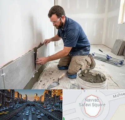 نصب کاشی و سرامیک در نواب 