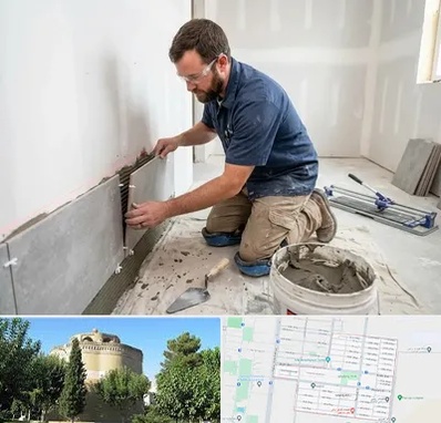 نصب کاشی و سرامیک در مرداویج اصفهان