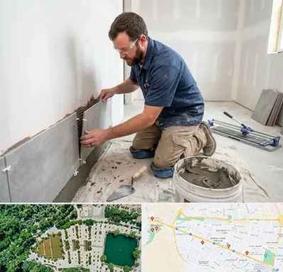 نصب کاشی و سرامیک در وکیل آباد مشهد