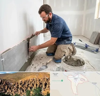 نصب کاشی و سرامیک در اسکو