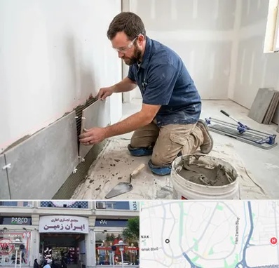 نصب کاشی و سرامیک در ایران زمین 