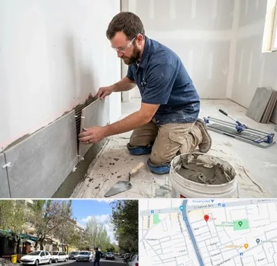 نصب کاشی و سرامیک در کوی فیروز تبریز 