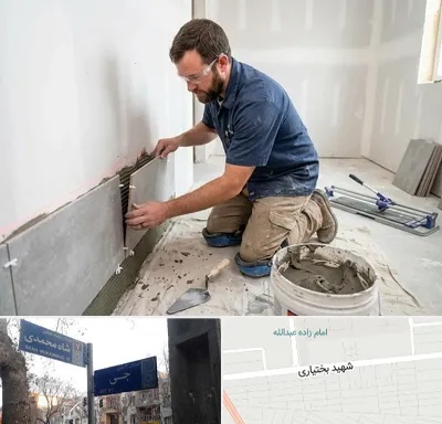 نصب کاشی و سرامیک در سی متری جی