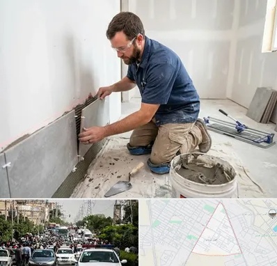 نصب کاشی و سرامیک در سیدی مشهد 