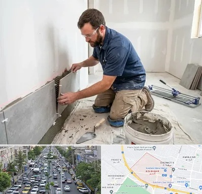 نصب کاشی و سرامیک در گلشهر کرج 