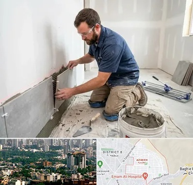 نصب کاشی و سرامیک در عظیمیه کرج 