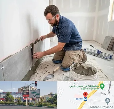 نصب کاشی و سرامیک در هروی