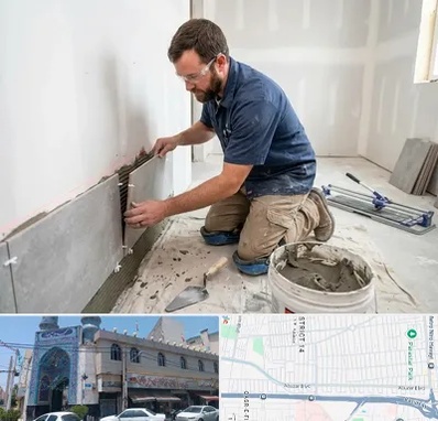 نصب کاشی و سرامیک در بلوار ابوذر 