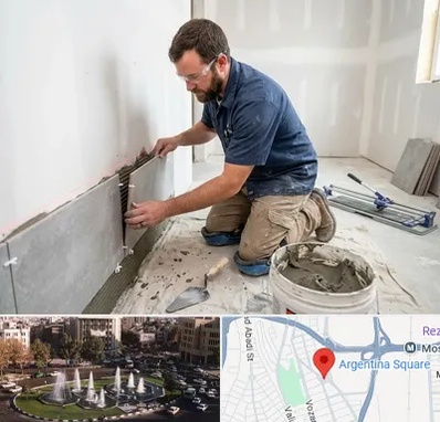 نصب کاشی و سرامیک در آرژانتین