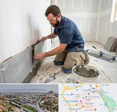 نصب کاشی و سرامیک در معالی آباد شیراز