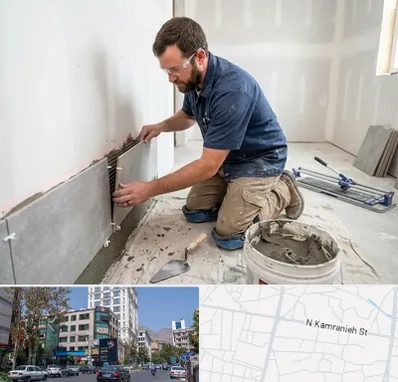 نصب کاشی و سرامیک در کامرانیه