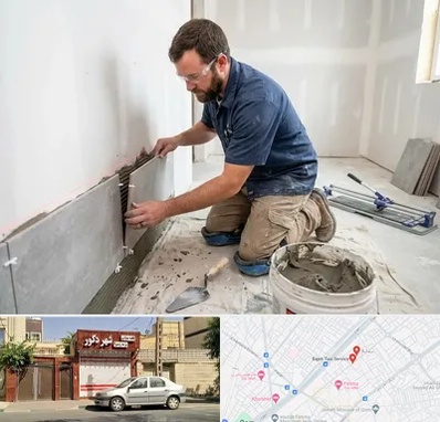 نصب کاشی و سرامیک در باجک قم 