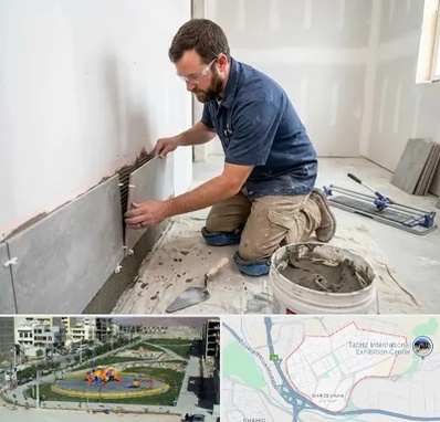 نصب کاشی و سرامیک در مرزداران تبریز 