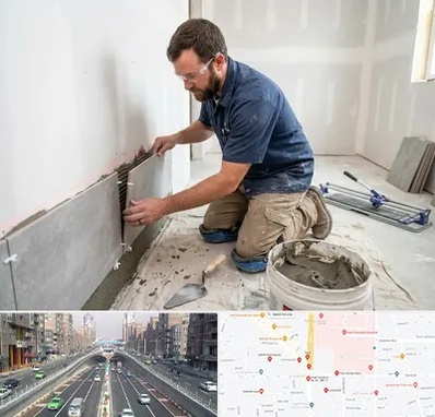 نصب کاشی و سرامیک در توحید 