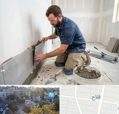 نصب کاشی و سرامیک در فلاح