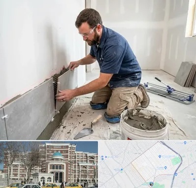 نصب کاشی و سرامیک در طلاب مشهد 