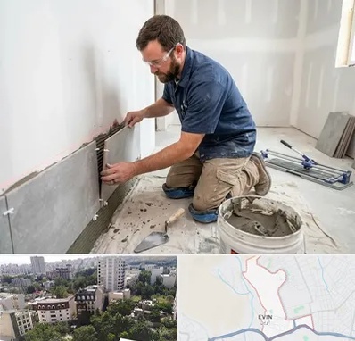 نصب کاشی و سرامیک در اوین 